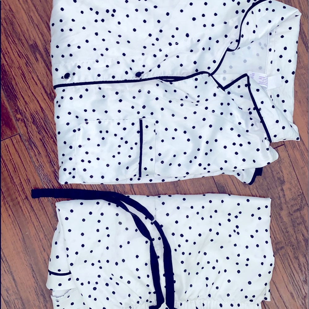 Polka dot short pajama set
